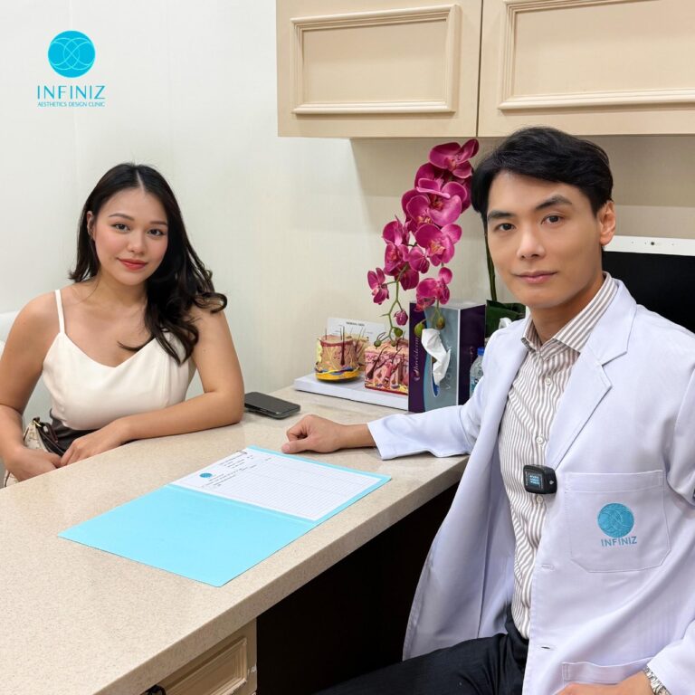 ปรับรูปหน้าให้เรียวสวย ด้วยโปรแกรมUltraformer MPT ที่ Infiniz Clinic 12 S 6553612 0