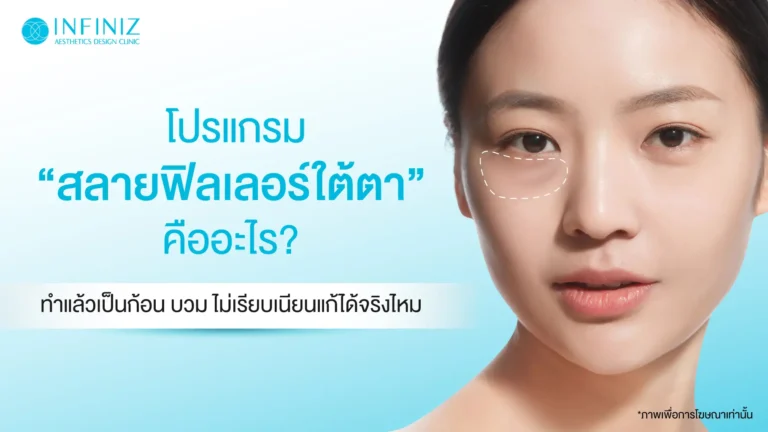 สลายโปรแกรมฟิลเลอร์ใต้ตาคืออะไร? ทำแล้วเป็นก้อน บวม ไม่เรียบเนียนแก้ได้จริงไหม 1 โปรแกรมสลายฟิลเลอร์ใต้ตา